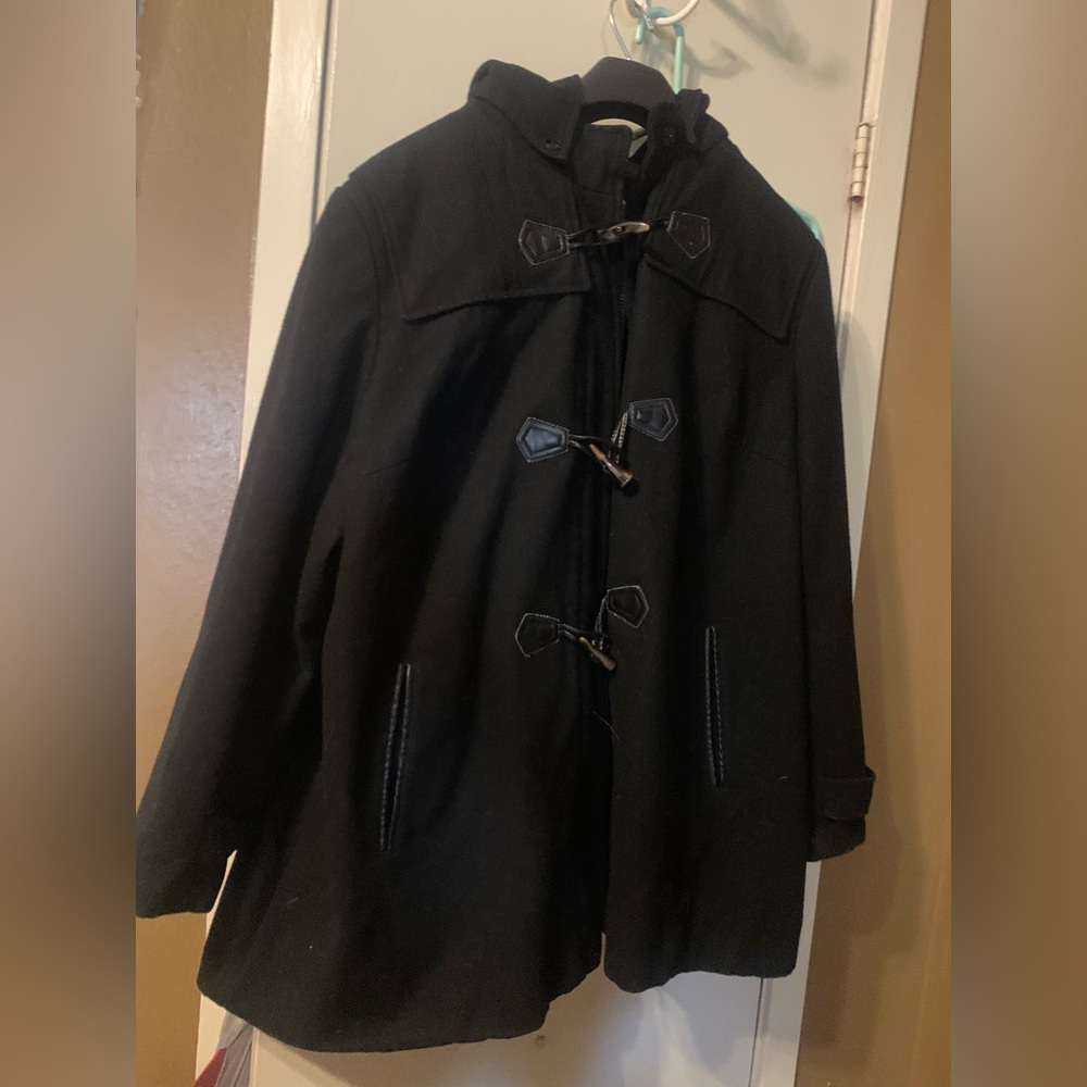Liz Claiborne Women's Black Coat